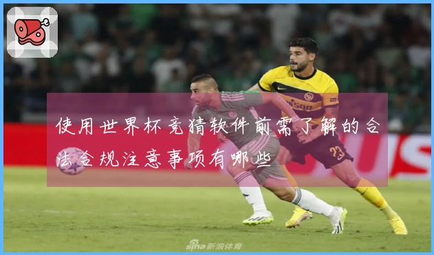 使用世界杯竞猜软件前需了解的合法合规注意事项有哪些